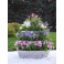 Вертикальная клумба цветник для сада, 4 ярусов, высота 0,9 метра